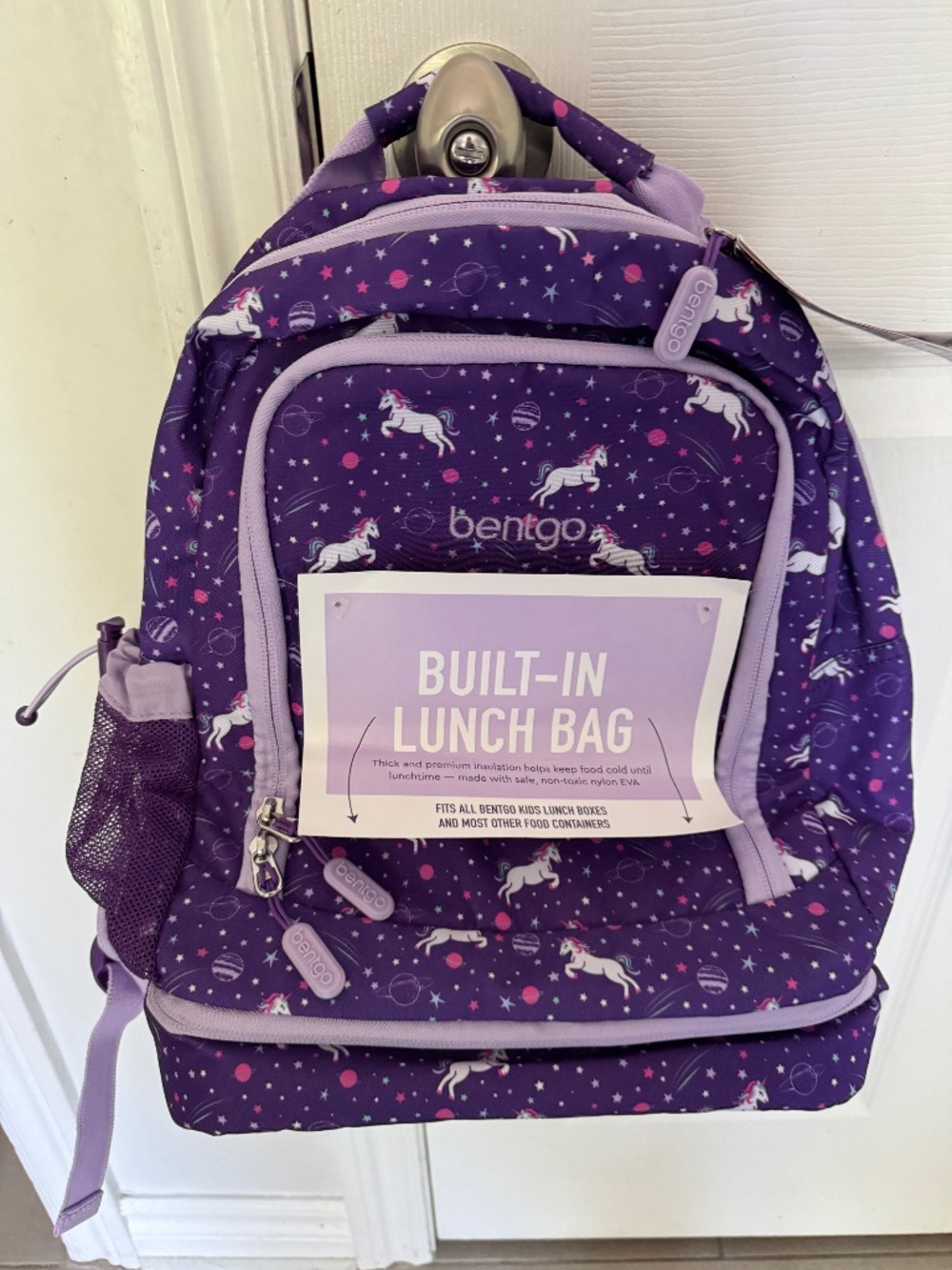 Bentgo Kids Prints 2-in-1 Backpack & Insulated Lunch Bag (Unicorn)